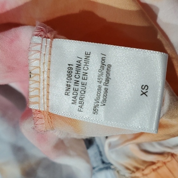 YOUNG FABULOUS & BROKE PALAZZO MULTICOLOR WIDE LEG PANTS SIZE XS - Picture 8 of 10